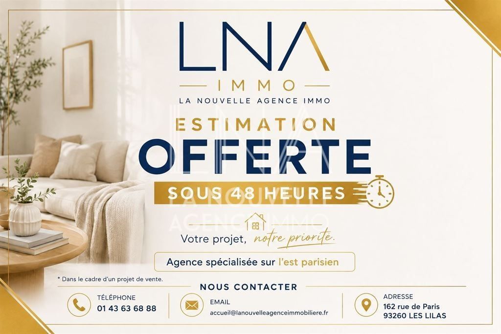 appartement 4 Pièces en vente sur BAGNOLET (93170)